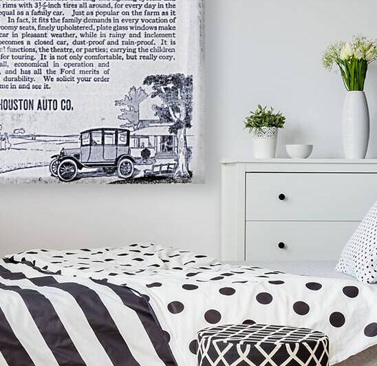 Early 1900s Ford Car Ad by Row One Brand