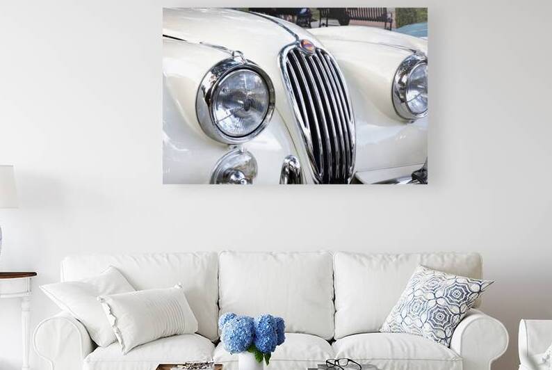 1956 White XK 140 MC OTS X16 2 by Rich Franco