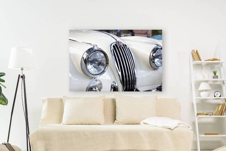 1956 White XK 140 MC OTS X16 3 by Rich Franco