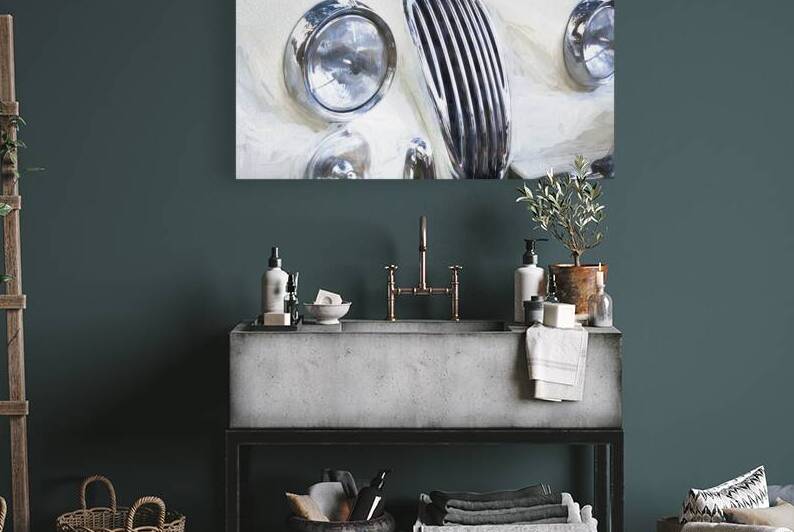 1956 White XK 140 MC OTS X16 4 by Rich Franco