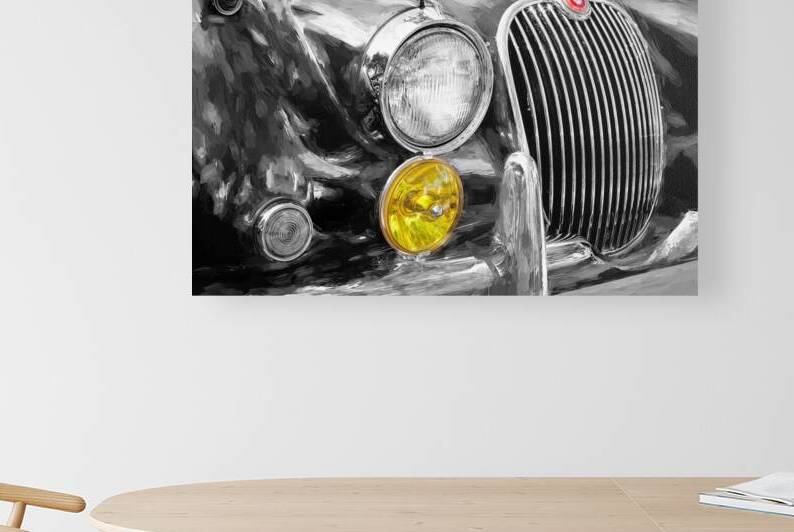 1955 Black XK 140 MC OTS X1 1 by Rich Franco