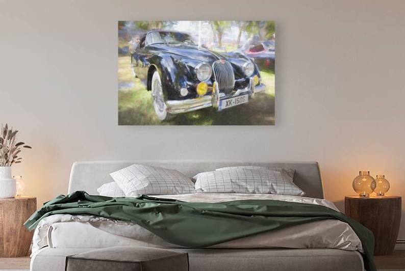 1955 Black XK 140 MC OTS X1 2 by Rich Franco