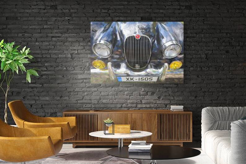 1955 Black XK 140 MC OTS X1 4 by Rich Franco