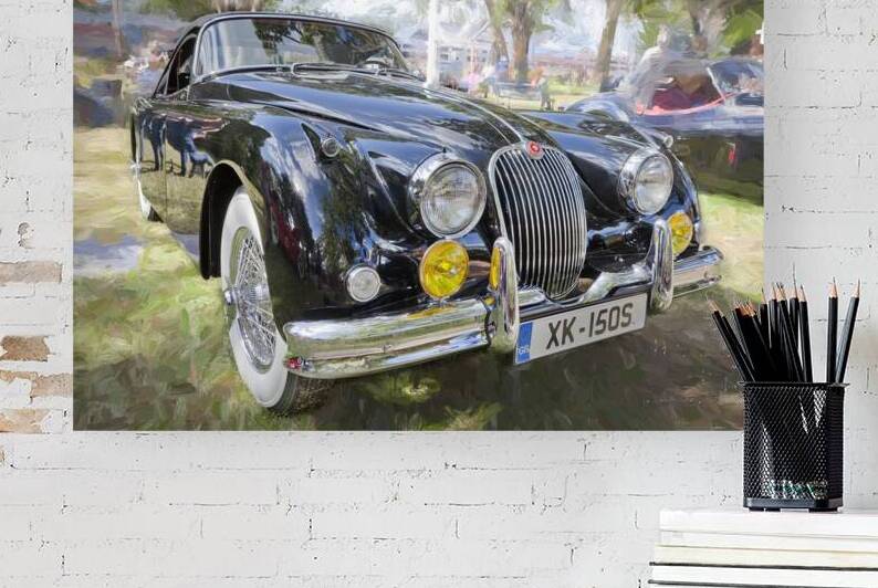1955 Black XK 140 MC OTS X1 12 by Rich Franco