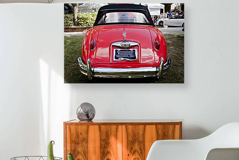 1961 Red Jaguar XK 150 OTS X1 4 by Rich Franco