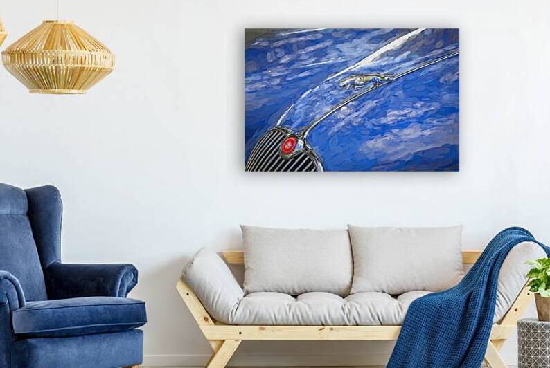 1961 Blue Jaguar XK 150 FHC X1 2 by Rich Franco