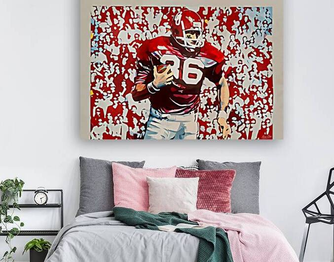 1969 Oklahoma Football Art Showing Steve Owens by Row One Brand