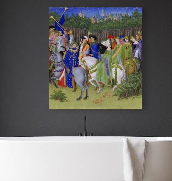 Limbourg Brothers – Tres Riches Heures du Duc de Berry: May c. 1412–1416 | Exquisite Medieval Calendar Illumination by Wirla
