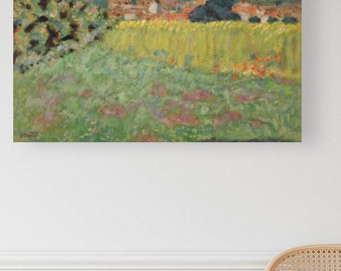 Le Champ De Blé Devant L’église [circa 1907] by Pierre Bonnard [1867–1947] by MyCozyFineArt