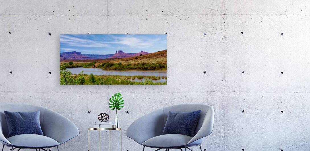 Colorado River In Utah Desert Pano by Jennifer White