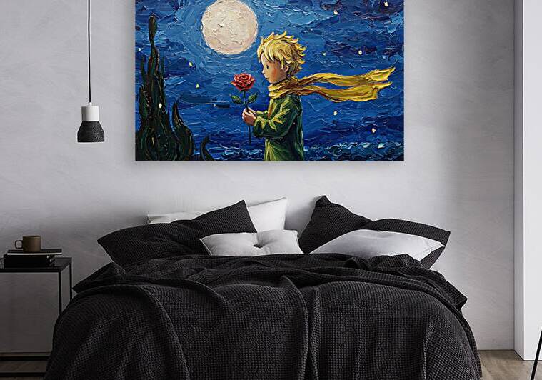 An enchanted night with the Little Prince by saber Studio