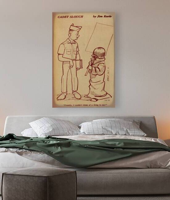 1971 Cadet Slouch Jim Earle Cartoon Art by Row One Brand