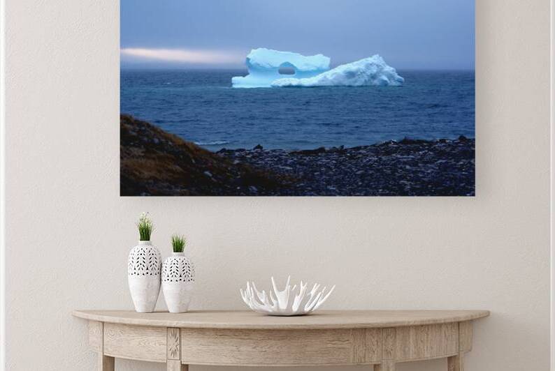Boat Harbour ice berg 2 by Dustin Carroll