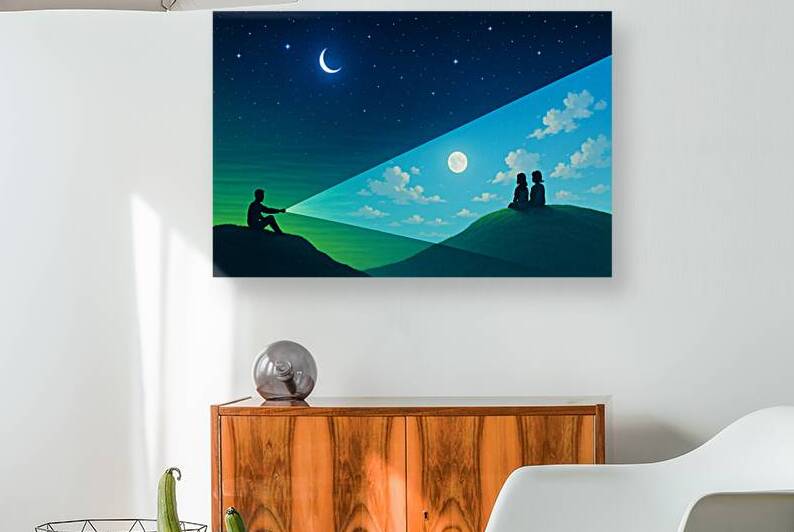 Dreamlight Realms- Bridging Night and Day by Artgl0w