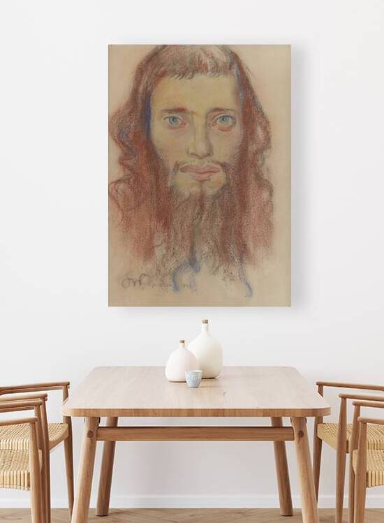 Head of a Jew [1897] by Stanisław Wyspiański [1869–1907] by MyCozyFineArt