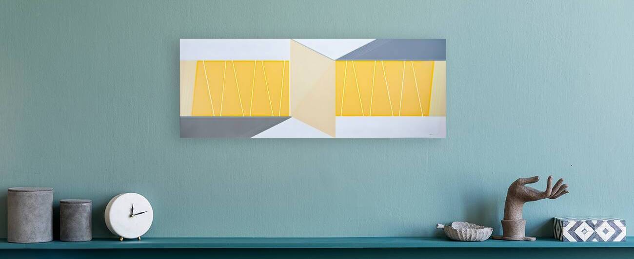 Yellow Dynamic II   1973    37 x 9 by Tony Tascona OC LLD RCA LLD 1926 2006