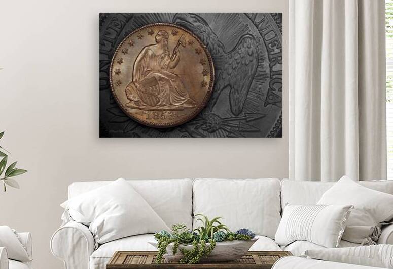 0050.1853-O.3 Echoes of Strain: The 1853-O Arrows and Rays Half Dollar by The Numismatic Art of Robert Julian