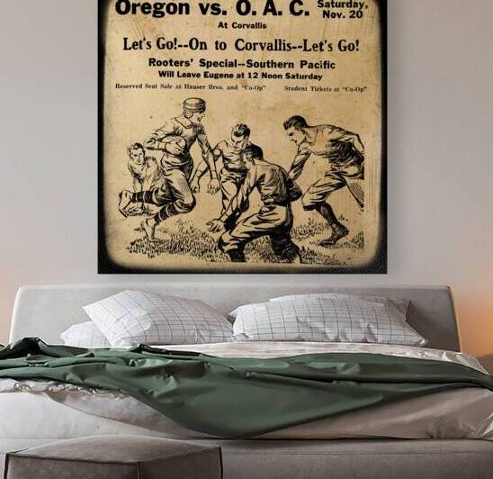 1920 Oregon Ducks at Oregon Agricultural College by Row One Brand