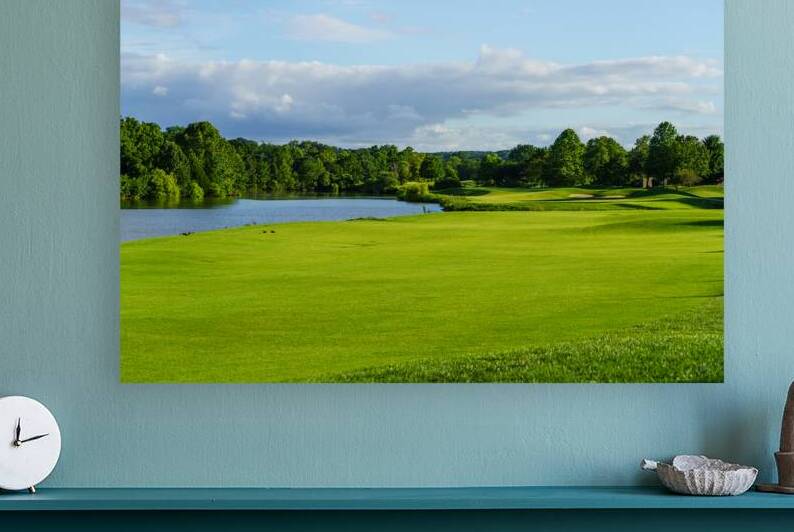 Golf Course Quiet summer Evening by Jennifer White