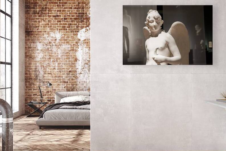 Winged Cupid by sculptor Antonio Canova 1795 plaster by Paolo Modena