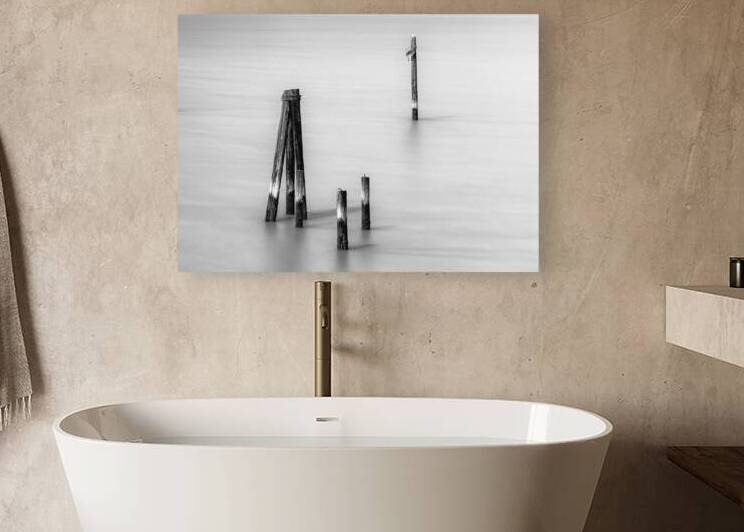 Old Wooden Pilings by Jerry Fornarotto