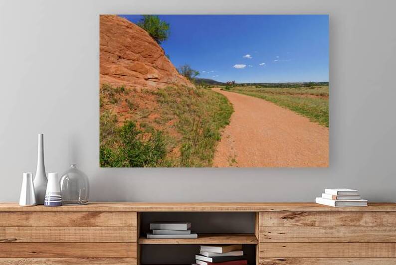 Hiking Path Red Rock Canyon by Jennifer White