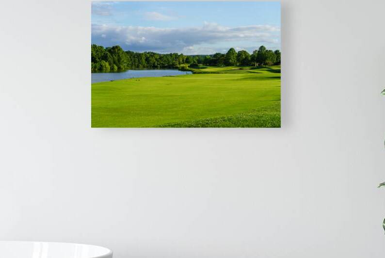 Golf Course Quiet summer Evening by Jennifer White