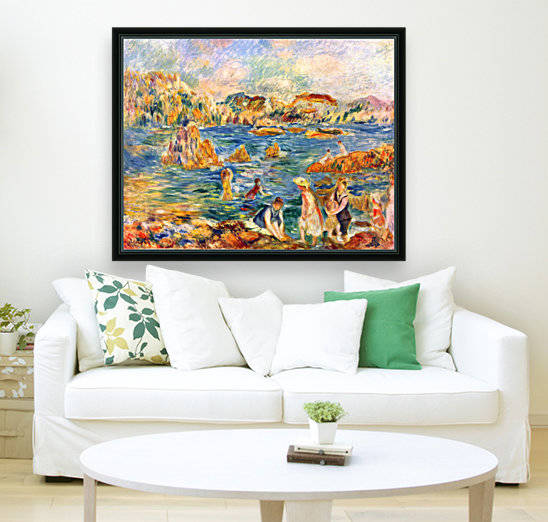 At the beach of Guernesey by Sisley