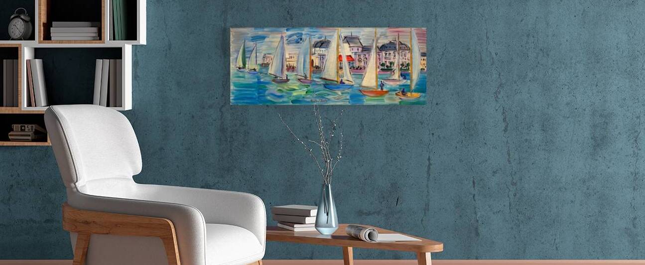 Regates a Deauville by Raoul Dufy French  by Row One Brand