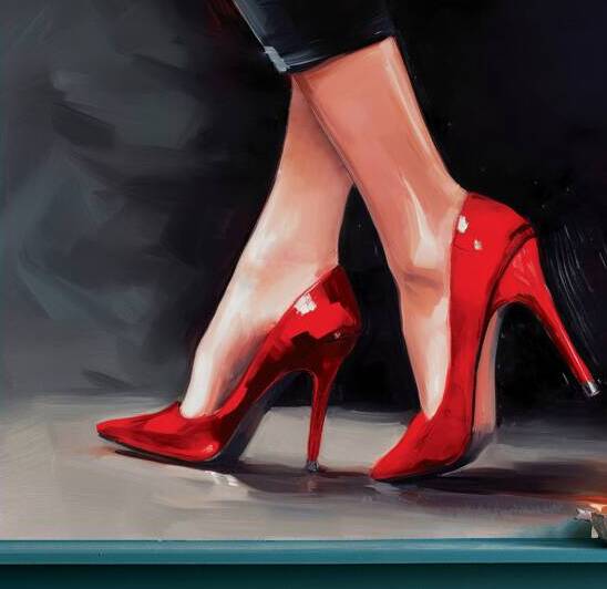Red High Heels by AWBDesigns