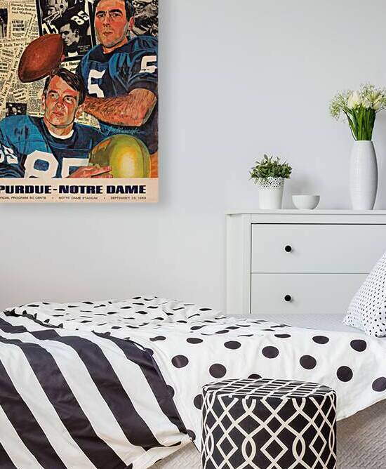 2025 Fathers Day Sports Gifts | 1968 Purdue Boilermakers at Notre Dame Fighting Irish by Row One Brand