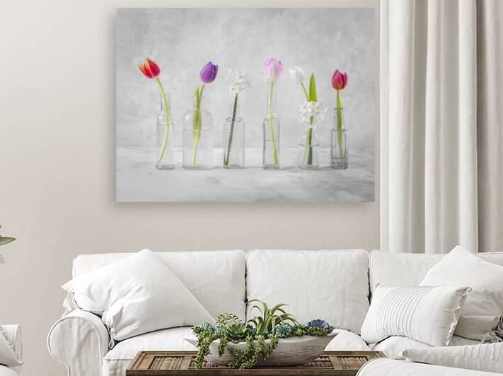 Glass Bottles of Spring by Assaf Frank