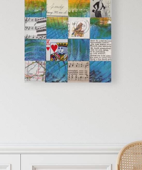 Paper Quilt 1 by Carl Johengen