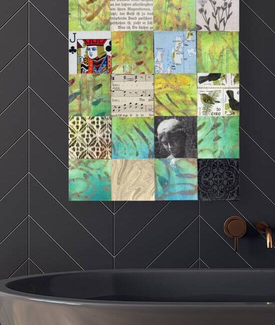 Paper Quilt 3 by Carl Johengen