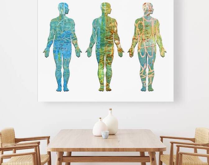 Three Graffiti Men by Carl Johengen