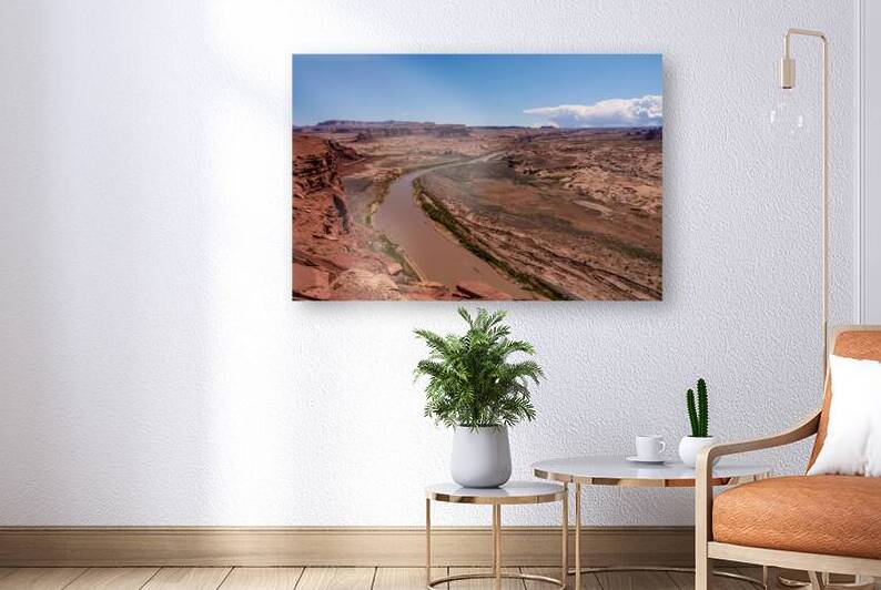 Hite Overlook Edge Colorado River by Jennifer White