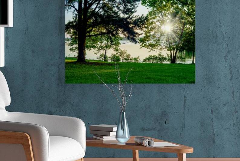 Table Rock Lake Morning Sunburst Fishing by Jennifer White