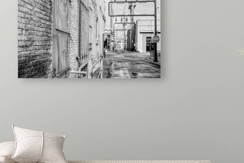 Old Window Bars Grayscale by Jennifer White