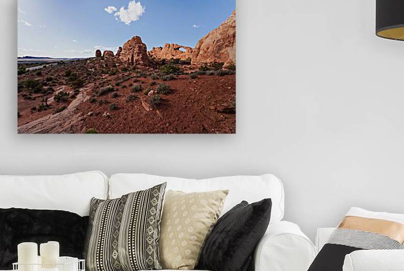 Arches Skyline Arch And Road by Jennifer White