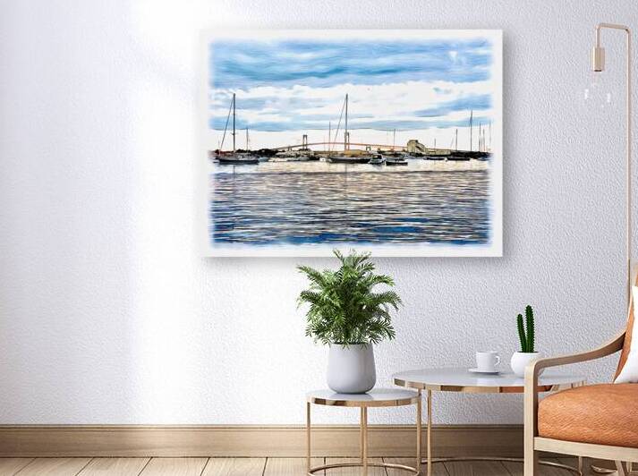 Newport RI Bridge SK by JANIce