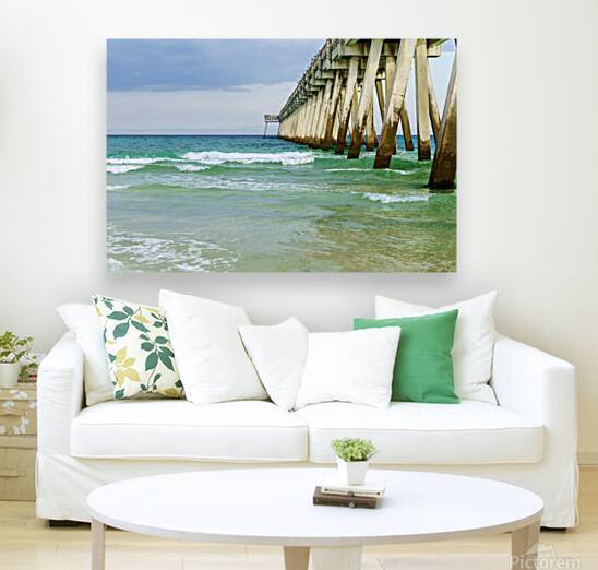 Rolling Waves Navarre Pier by Jennifer White