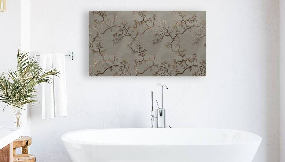 Golden Serenity - Botanical Elegance by Arte Exquisites