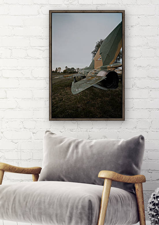 Abandoned Fighter Jet Back by Steve Ronin