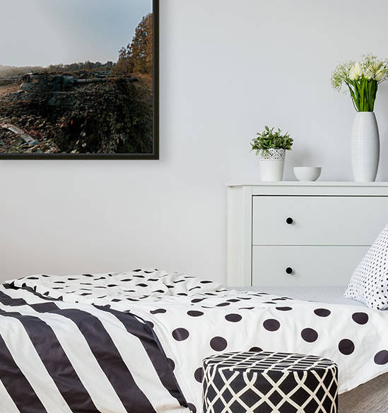 Abandoned Tank Graveyard w- Vines by Steve Ronin