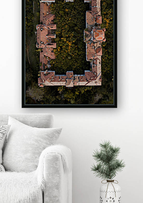 Abandoned Chateau In Overgrowned Forest by Steve Ronin