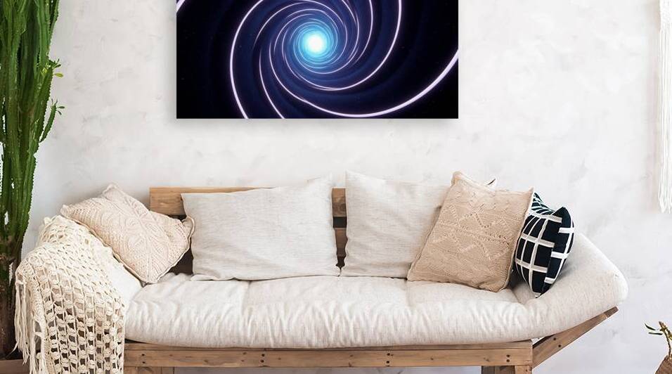 Portal of Light in Cosmic Tunnel by qubiprint