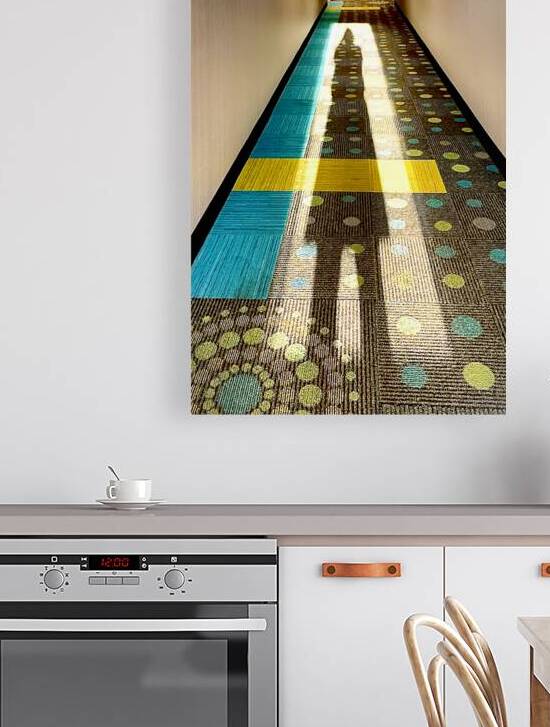 Hotel Hallway Shadow Selfie by Bill Swartwout Photography