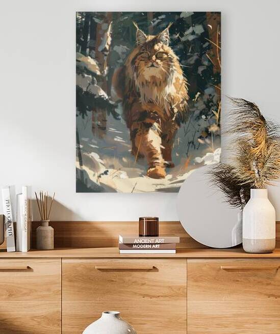 Maine Coon Cat by Susanne McMillan Art