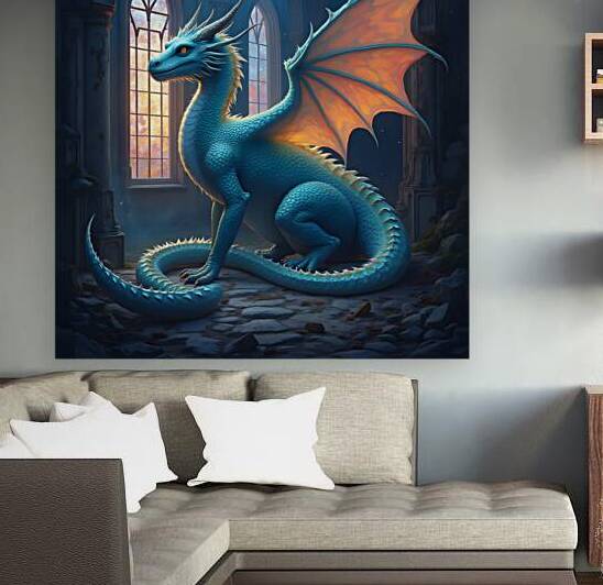 Bioluminescent Dragon  by Mark Turley