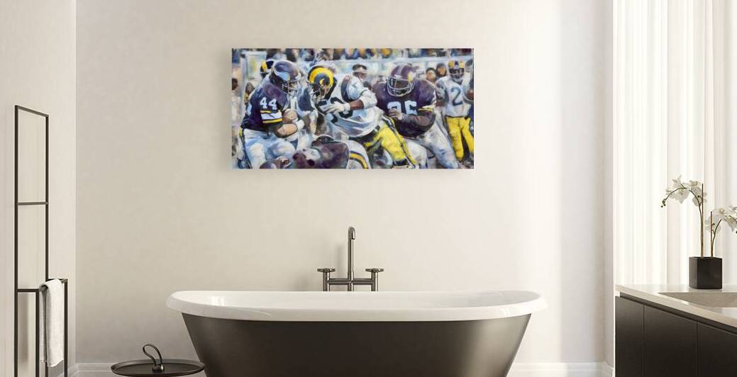 1978 Vikings and Rams Art by Row One Brand